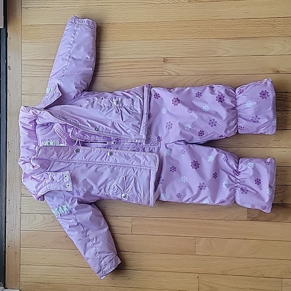 Jacket and overall pants set